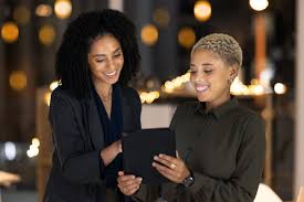 ladies planning an event